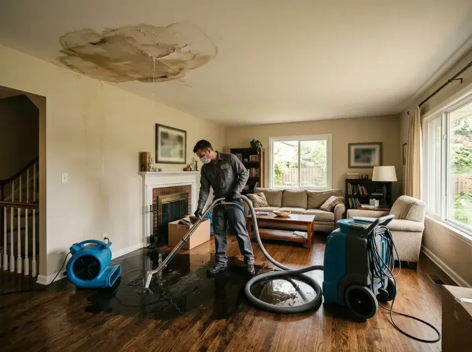 attic-pipe-burst-ceiling-drip-008 — frequently asked questions, Water Damage Restoration & Carpet Care in Thurmont, MD